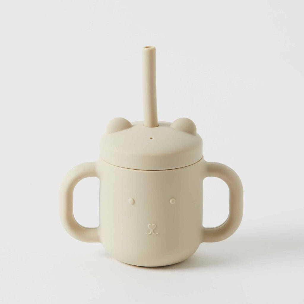 Nordic Kids | Henny Silicone Sippy Cup - Almond