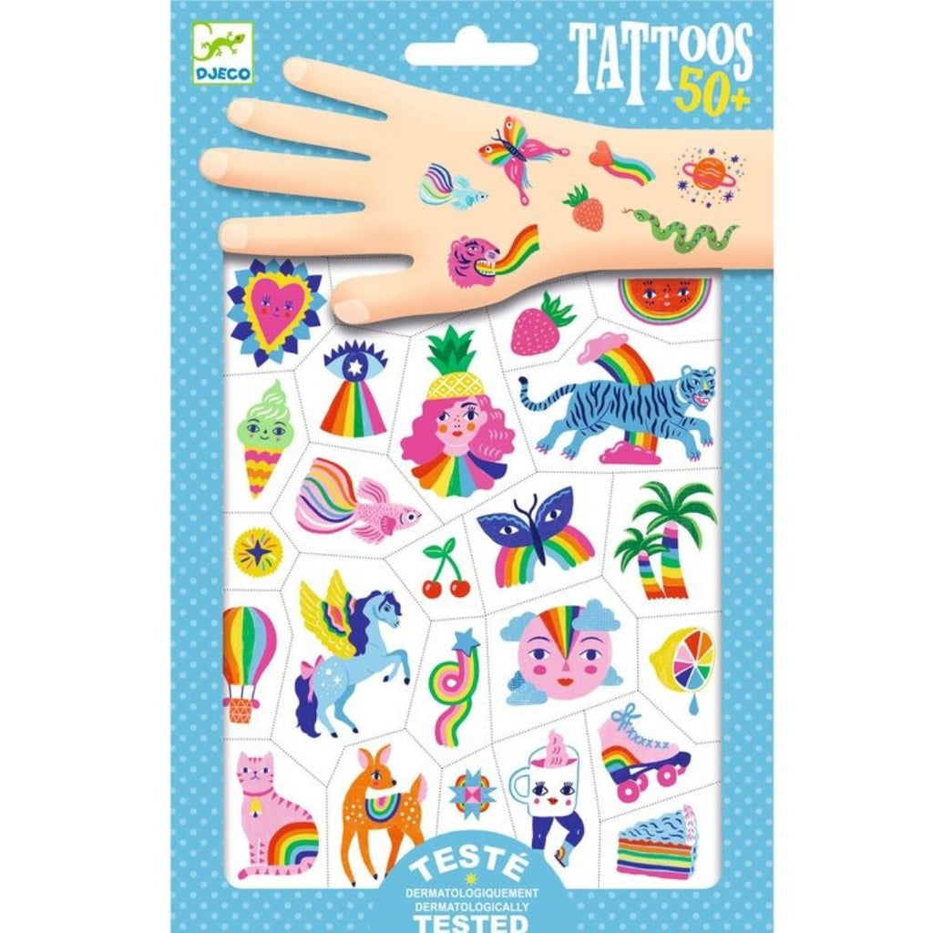 Djeco | Tattoos - Rainbow