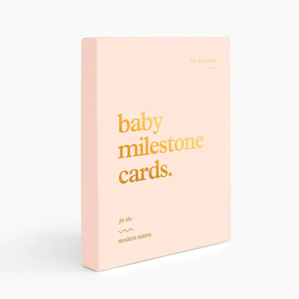Fox & Fallow | Baby Milestone Cards - Cream