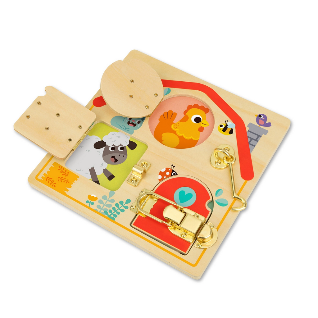 Tooky Toy | Latches Wooden Activity Board
