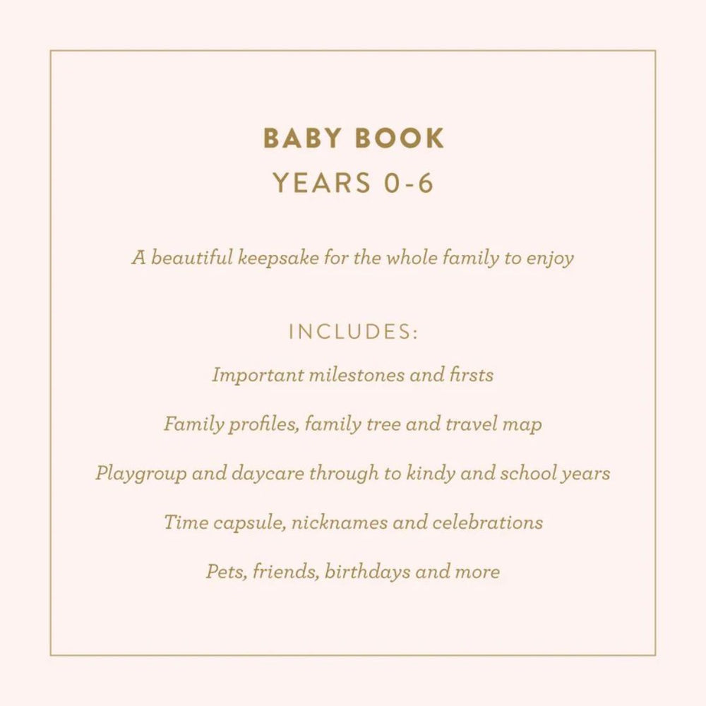 Fox & Fallow | Baby Book - Rose