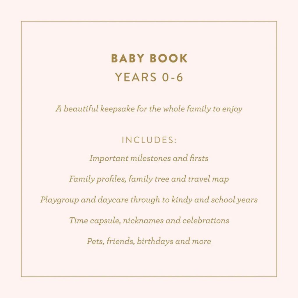 Fox & Fallow | Baby Book - Rose