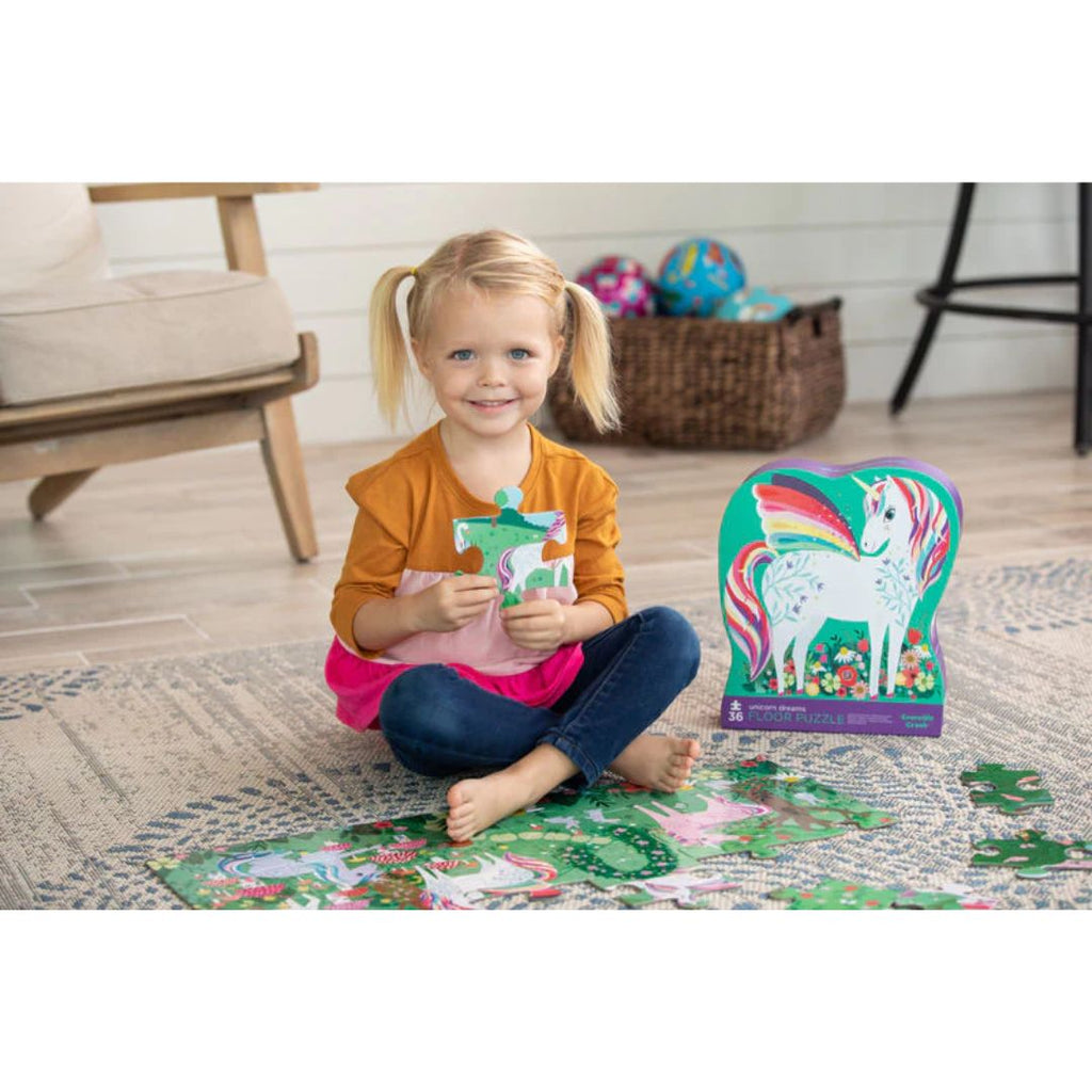 Crocodile Creek | Classic Floor Puzzle 36pc - Unicorn Dreams 36pc