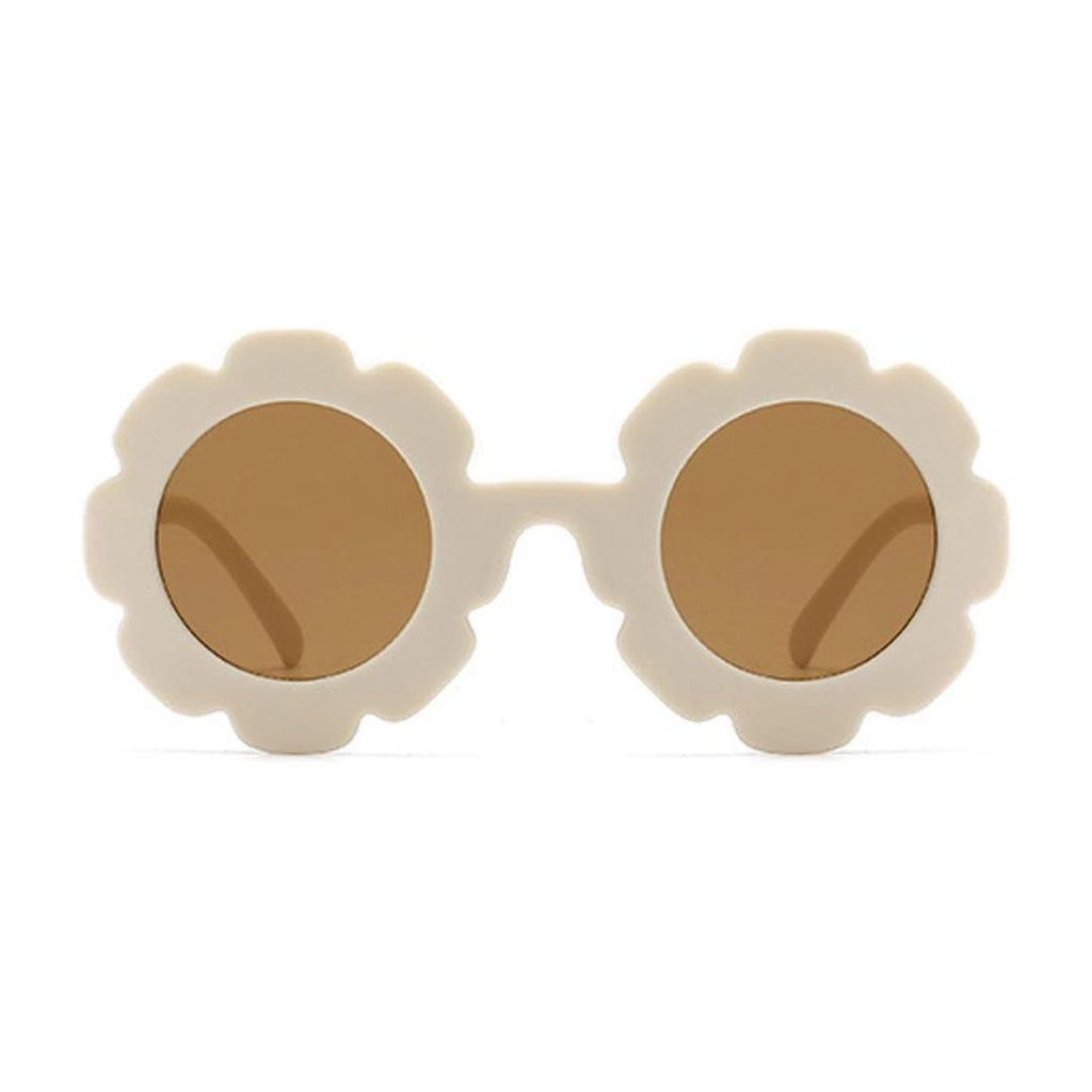 Zae + K | Flower Sunglasses - White