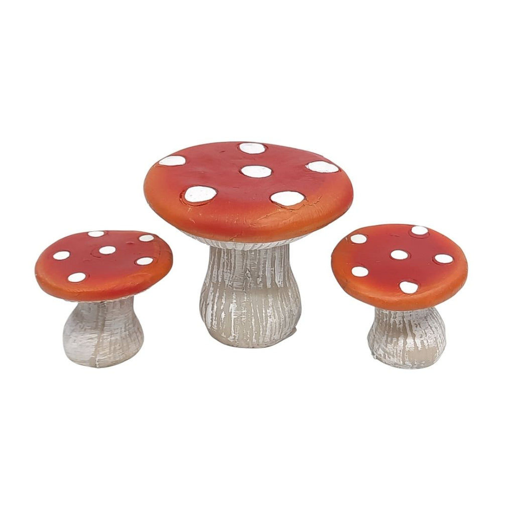 Fairy Collection | Furniture - Mushroom Table & Chairs