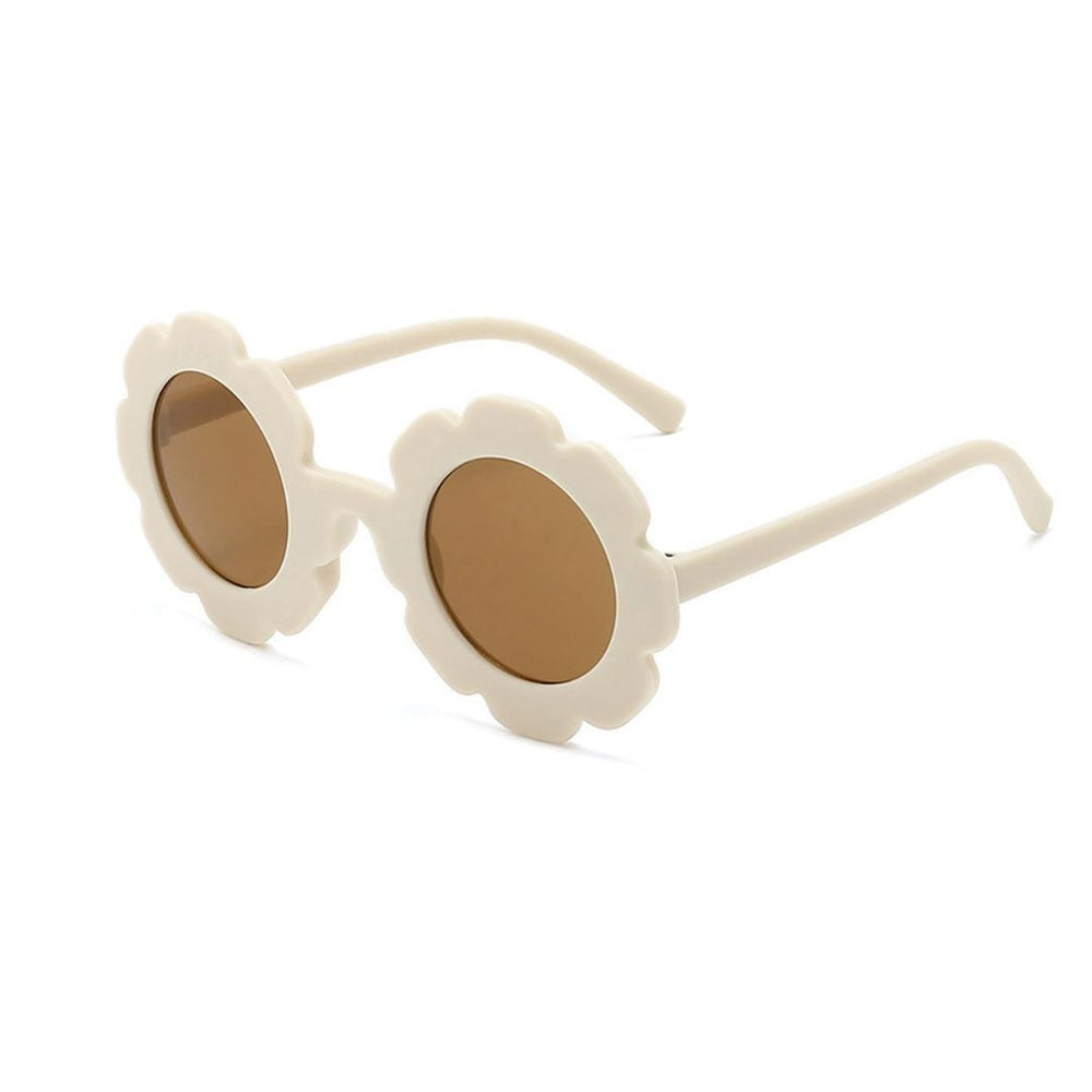 Zae + K | Flower Sunglasses - White