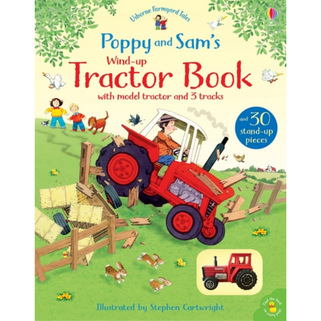 Poppy & Sam's Wind Up Tractor Book - By Heather Amery