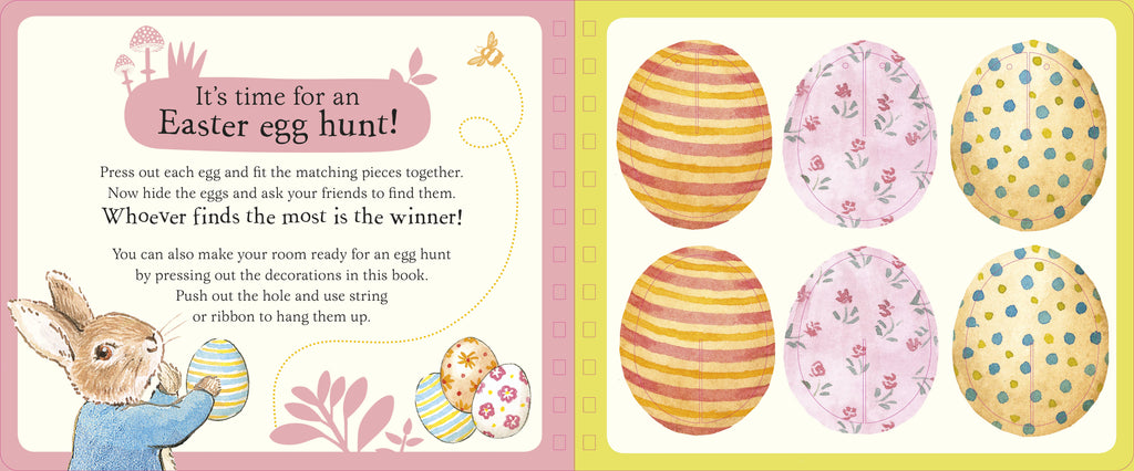 Peter Rabbit | Easter Eggs Press Out & Play - Beatrix Potter