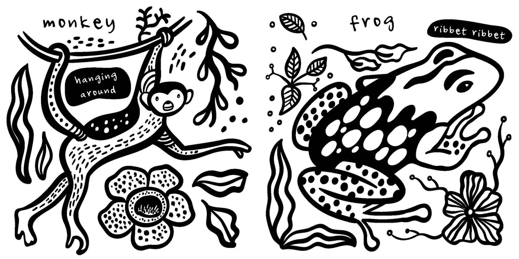 Who's in the Rainforest? Colour Me - By Surya Sajnani