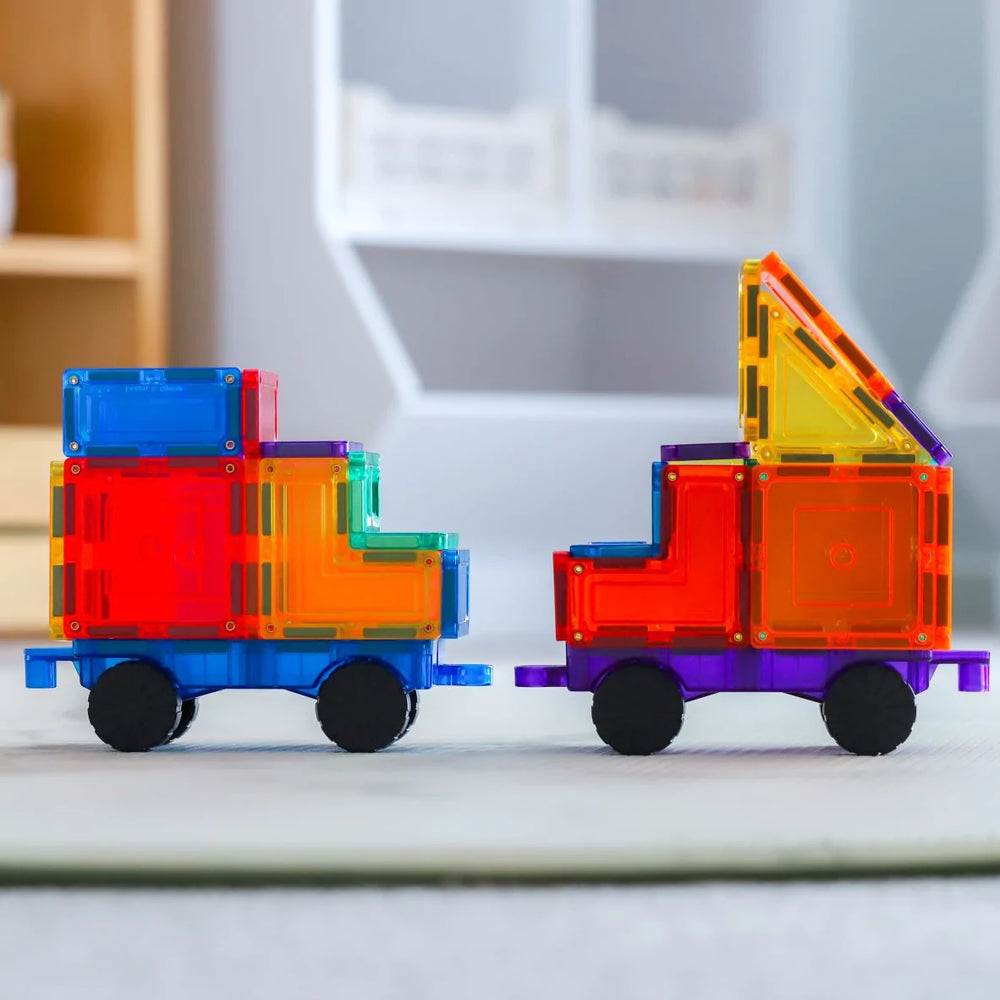 Learn & Grow | Magnetic Tiles - Car Base Pack 2pc