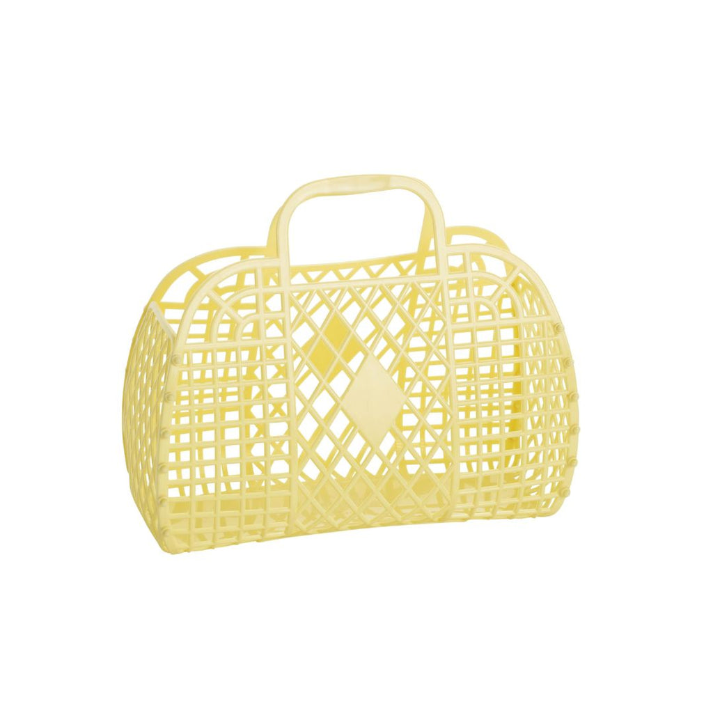 Sun Jellies | Retro Basket Small - Yellow