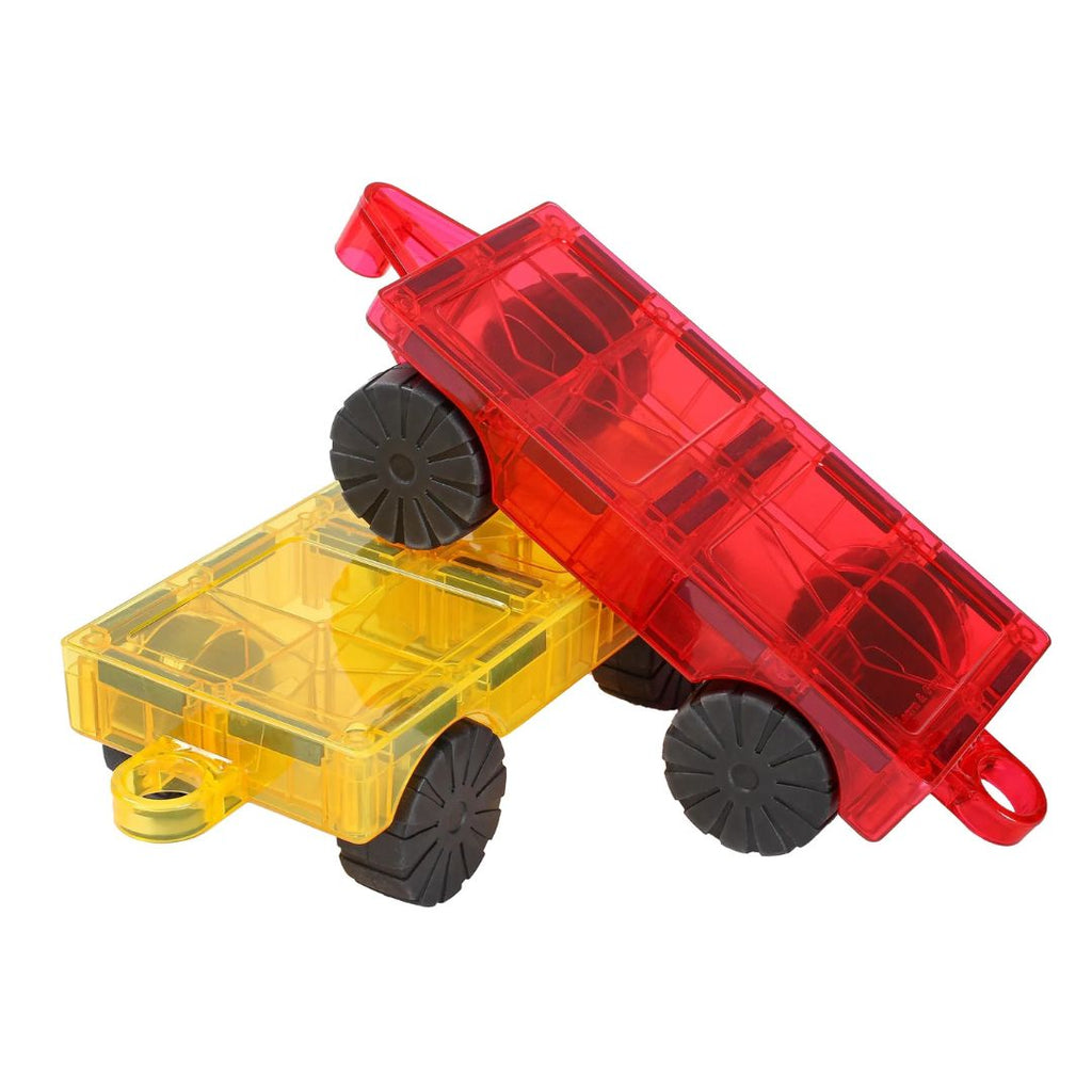 Learn & Grow | Magnetic Tiles - Car Base Pack 2pc