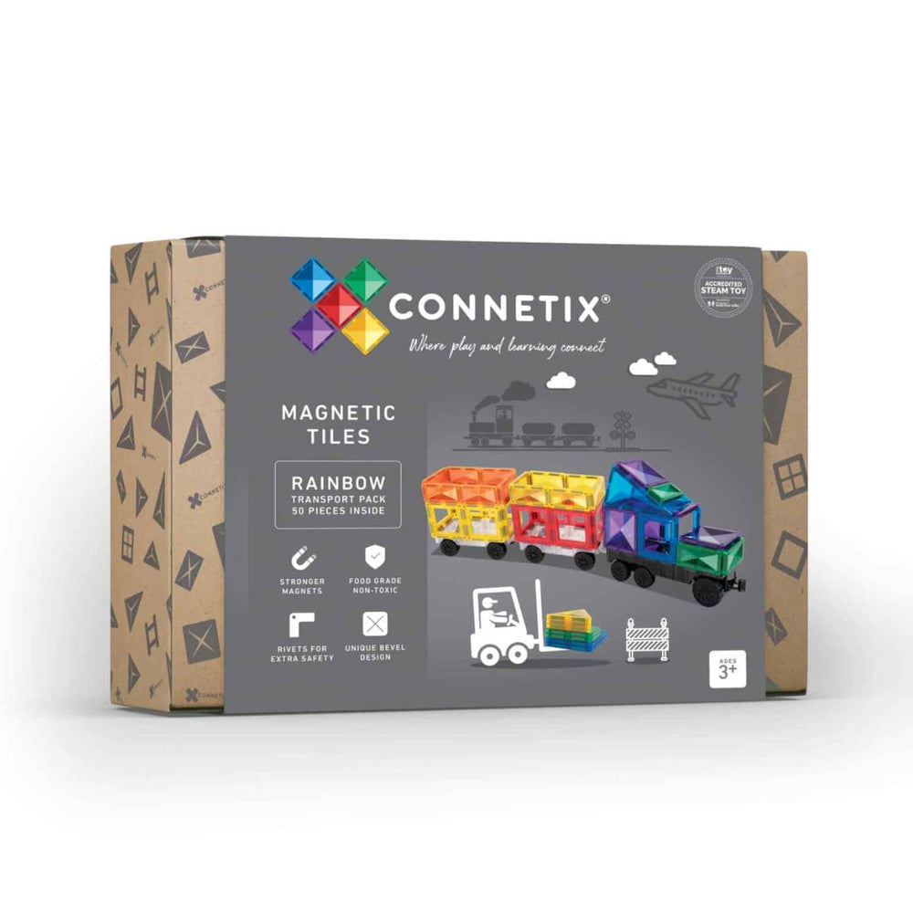 Connetix | Rainbow 50 Piece Transport Pack PRE ORDER