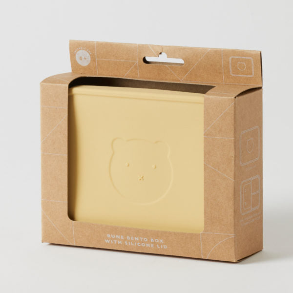 Nordic Kids | Bento Box with Silicone Lid - Lemon