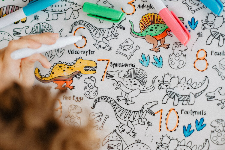 Hey Doodle | Colouring Mat - ABC Into the Wild