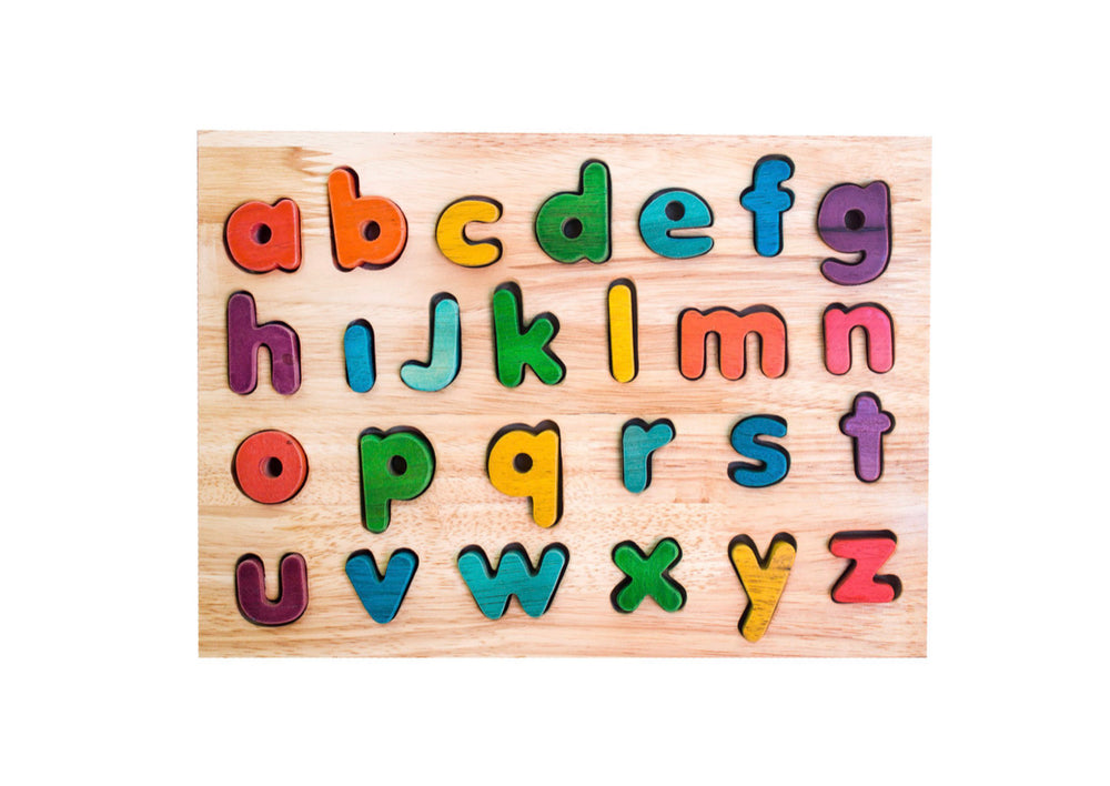 Qtoys | Alphabet Puzzle - Lower Case Rainbow