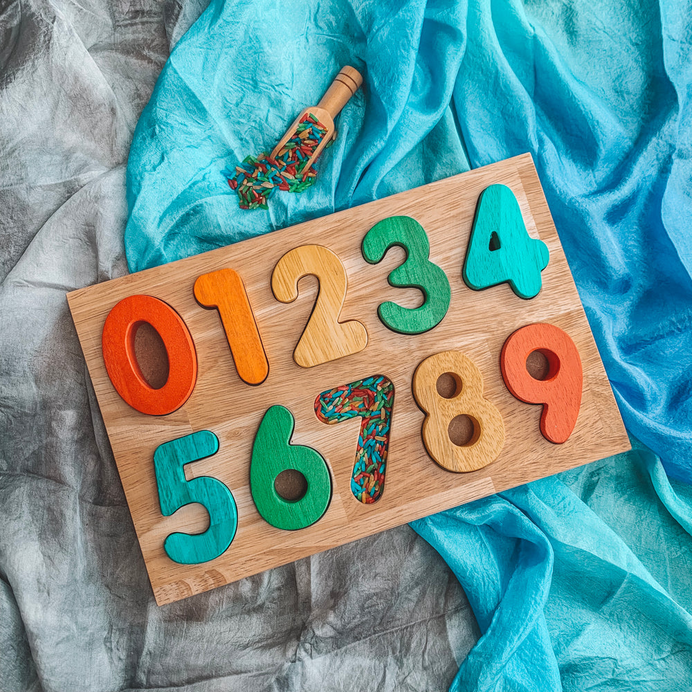 Qtoys | Number Puzzle - Rainbow