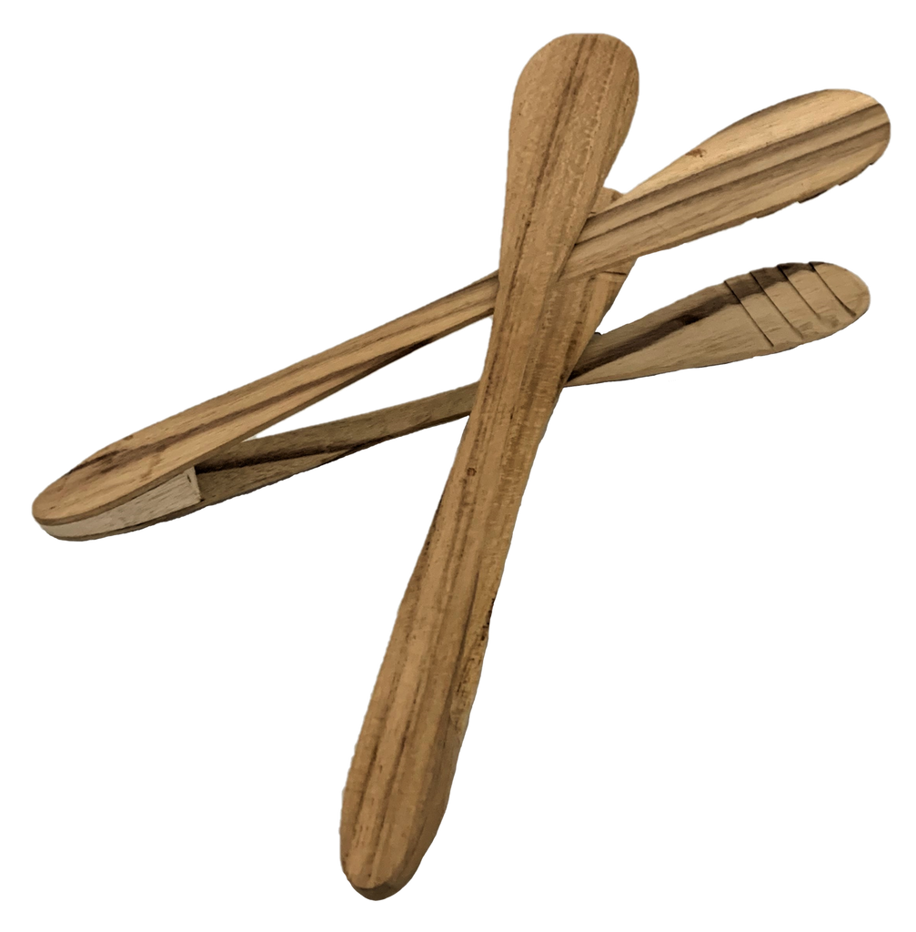 Papoose | Easy Grip Wooden Tongs